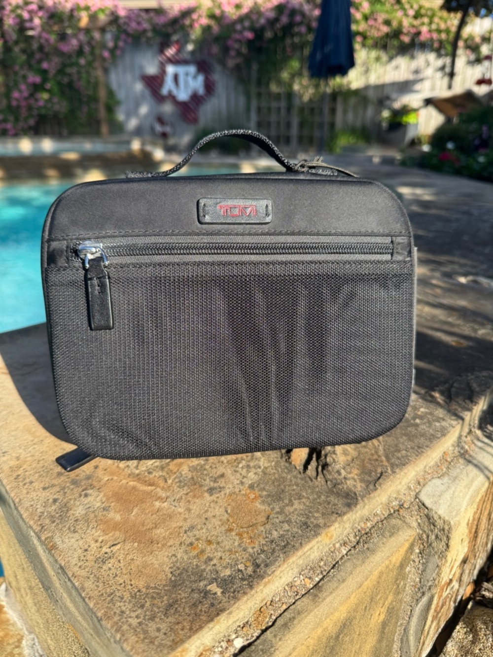 TUMI Black Compact Travel Case